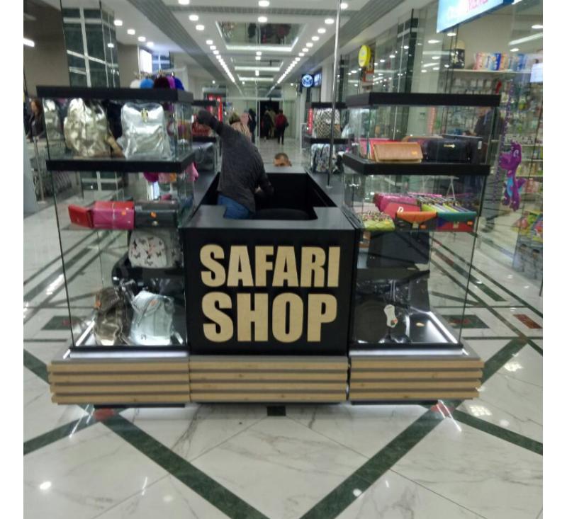 Вивіска з фанери для магазину "Safari Shop"