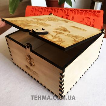 Изготовление подарочных ящиков с гравировкой для продукции&nbsp;BeeHappyМы изготовляем по индивидуал..