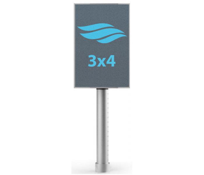 BIG BOARD 3 x 4 Папір водостійка Blue Back side